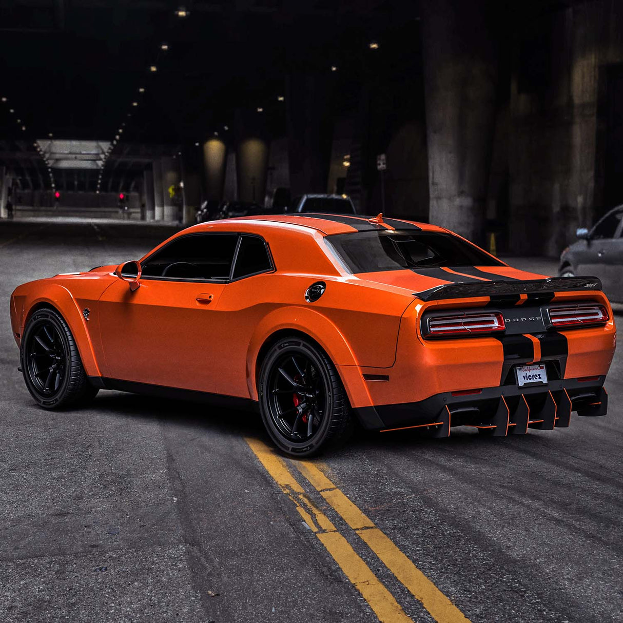 2008-2023 Dodge Challenger Centa VR2 Style Rear Diffuser - Vicrez
