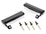 OPR Outer Door Handle Restoration Kit; Black (79-93 Mustang)