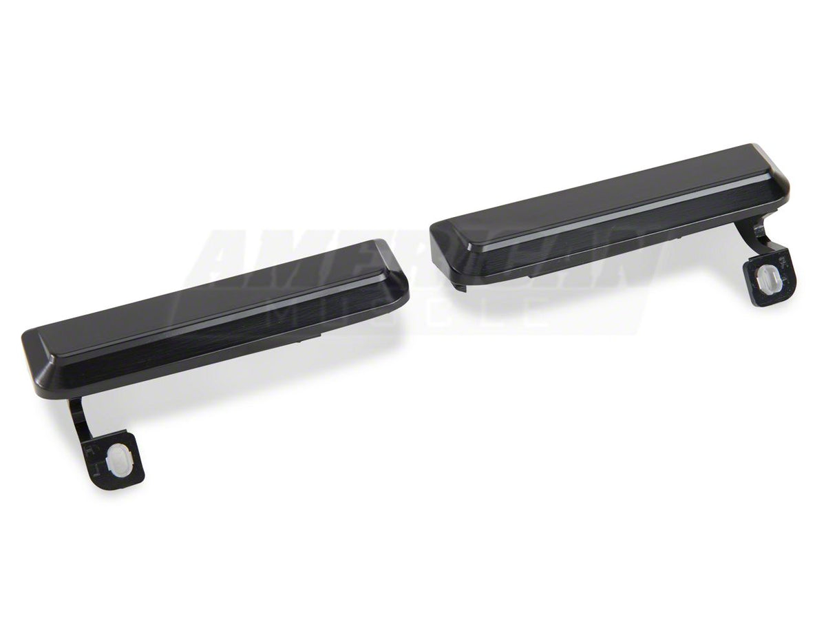 OPR Outer Door Handle Restoration Kit; Black (79-93 Mustang)