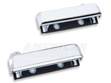 OPR Outer Door Handle Restoration Kit; Chrome (79-93 Mustang)