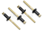 OPR Outer Door Handle Restoration Kit; Chrome (79-93 Mustang)