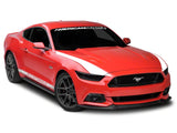 SEC10 Outer Hood Stripes; White (15-17 Mustang)