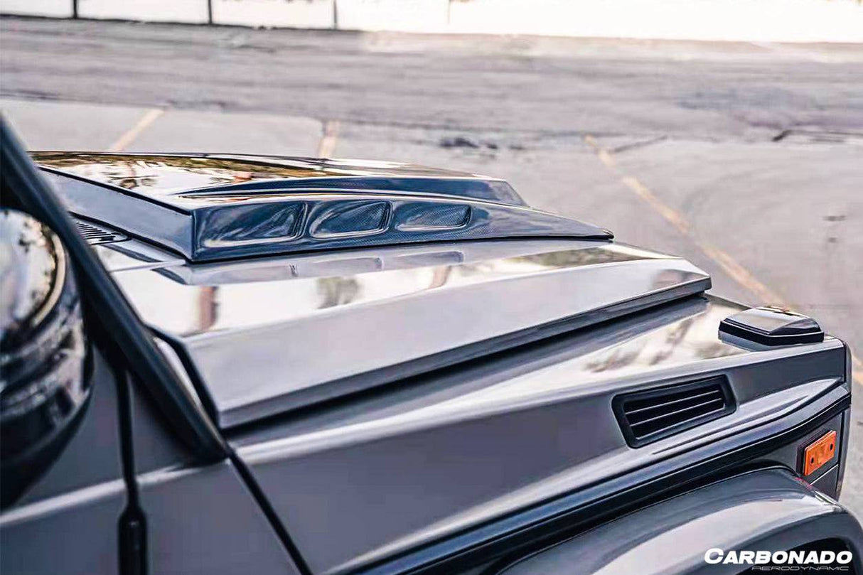 2003-2018 Mercedes Benz W463 G Wagon BRS Style Autoclave Carbon FIber Hood Scoop