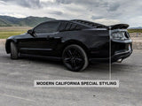 SpeedForm GT/CS Style Rear Spoiler; Pre-Painted; Black (10-14 Mustang)