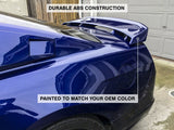 SpeedForm GT/CS Style Rear Spoiler; Pre-Painted; Black (10-14 Mustang)