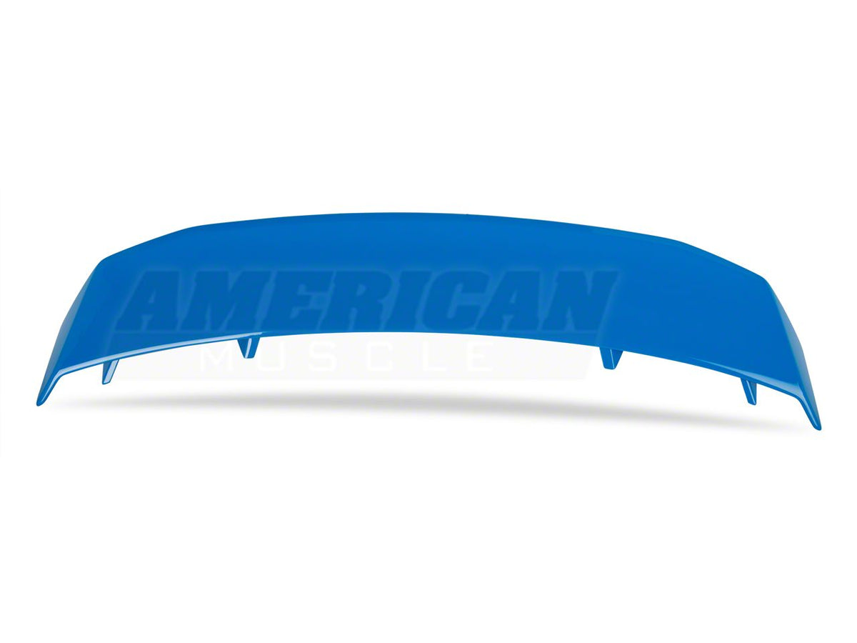 SpeedForm GT/CS Style Rear Spoiler; Pre-Painted; Black (10-14 Mustang)