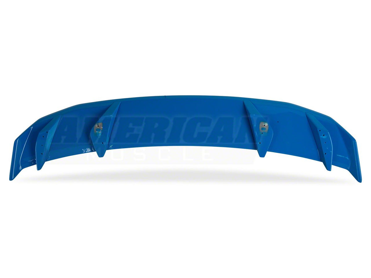 SpeedForm GT/CS Style Rear Spoiler; Pre-Painted; Black (10-14 Mustang)