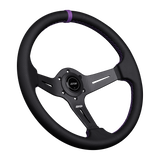 Carbon Fiber Perforated Leather Race Wheel