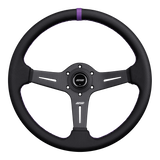 Carbon Fiber Perforated Leather Race Wheel