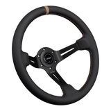 Perforated Leather Race Wheel