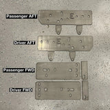 Lexus GX470 2003-2009 Rock Slider Bolt On Frame Mount Plate Sets