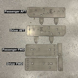 Toyota 4Runner 2003-2009 Rock Slider Bolt On Frame Mount Plate Sets