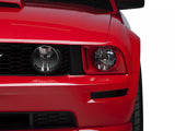 SEC10 Grille Pillar Blackout; Matte Black (05-09 Mustang GT)