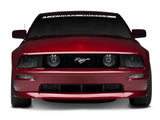 SEC10 Grille Pillar Blackout; Matte Black (05-09 Mustang GT)