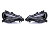 OLM Sequential Style Headlights w/ 6000k HID - 13+ FT86 / BRZ