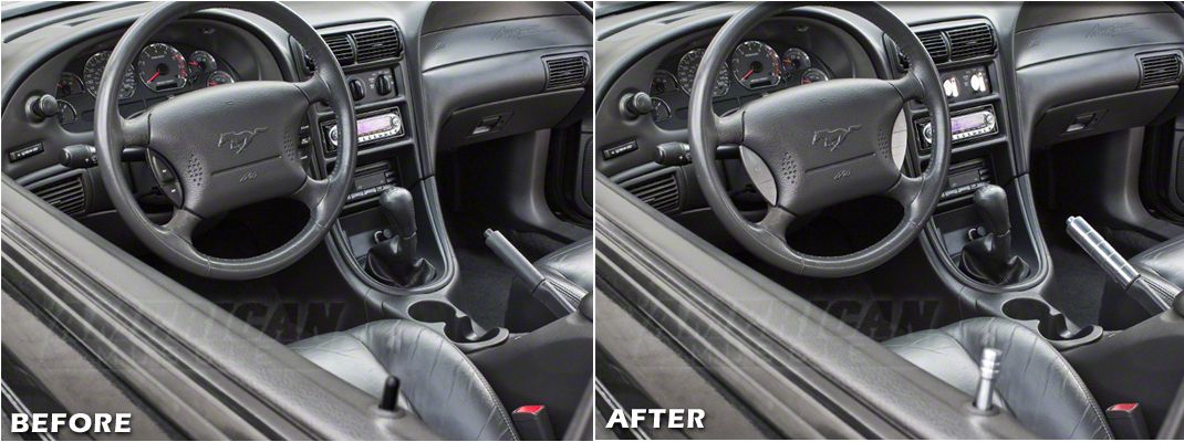 SpeedForm Modern Billet Interior Starter Kit; Polished (94-04 Mustang)