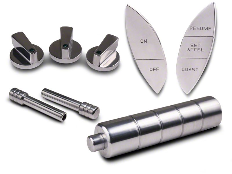 SpeedForm Modern Billet Interior Starter Kit; Polished (94-04 Mustang)