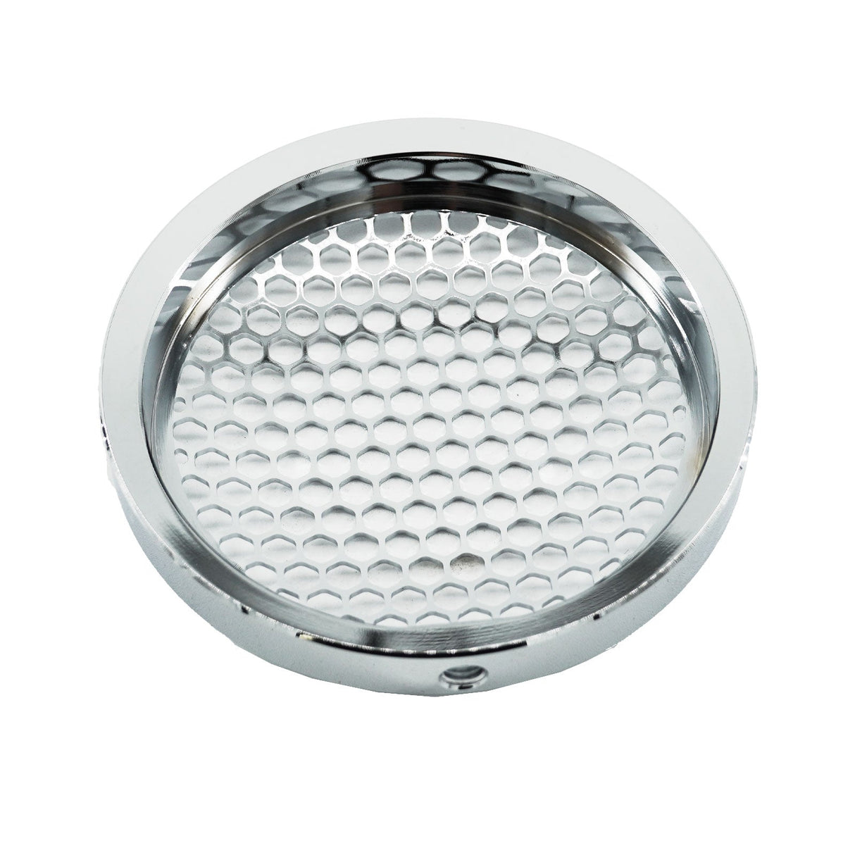 Polished Billet 4" Inch Turbo Inlet Guard Velocity Stack Adapter Bellmouth Intake Hex