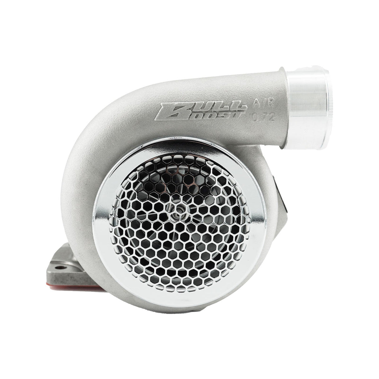 Polished Billet 4" Inch Turbo Inlet Guard Velocity Stack Adapter Bellmouth Intake Hex