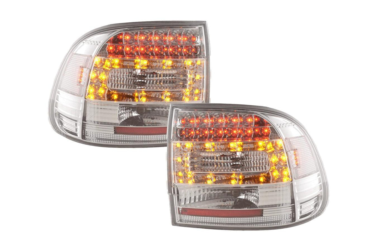 Porsche Cayenne (9PA) Chrome Clear LED Taillights(2002-2006) - K2 Industries