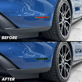 2019-2024 Porsche Taycan Rear Bumper SIDE Reflector Pre-cut Overlay