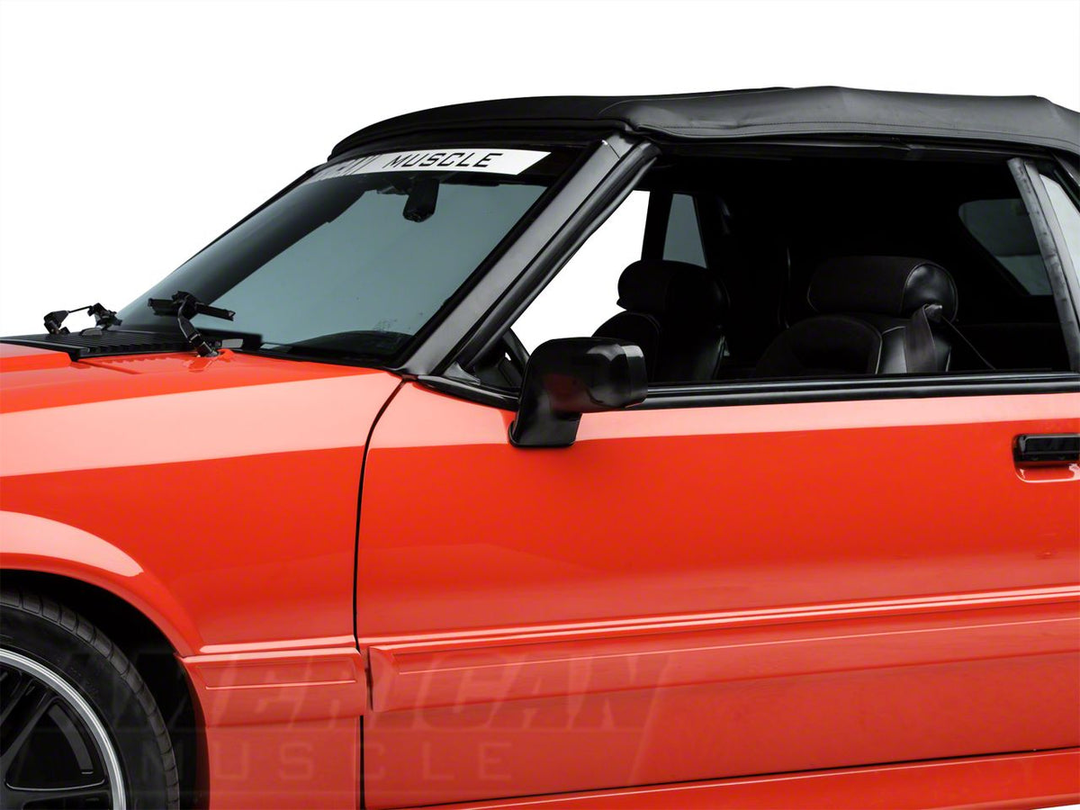 OPR Powered Mirror; Driver Side (87-93 Mustang Convertible)