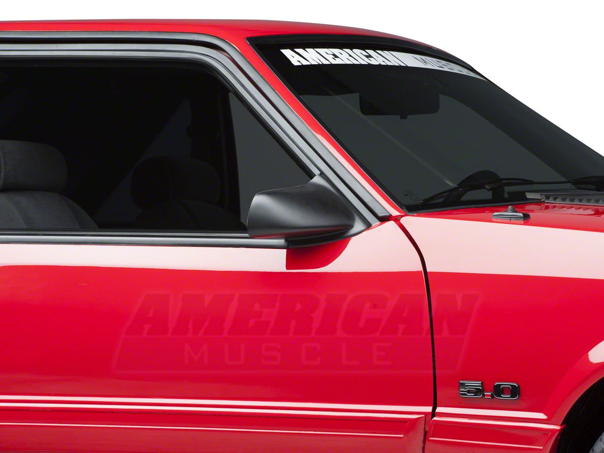 OPR Powered Mirror; Passenger Side (87-93 Mustang Coupe, Hatchback)