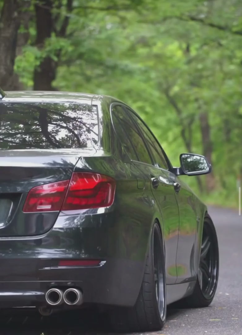 BMW 5-Series F10 F18 M5 6th Gen GTS Style -Red or Smoked- OLED Dynamic LED Tail Lights (2011-2017)