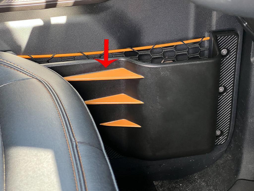 Printed Series ABS Bin Fin Overlays (Front) - 2021+ Bronco