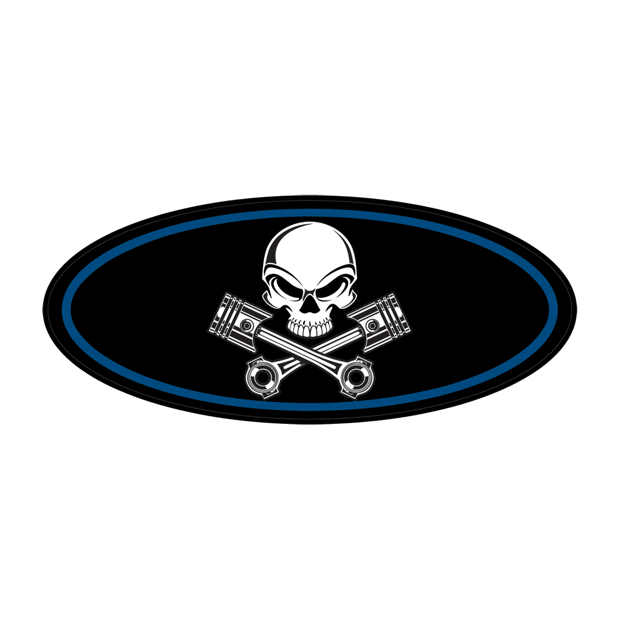 Printed Series Ford Bronco Rear Oval Emblem Overlays (Full Print) - 2021+ Bronco / Bronco Sport