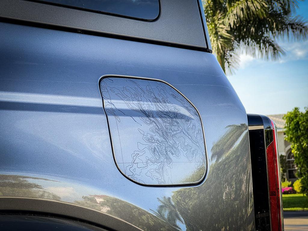 Printed Series Fuel Door Overlay - 2021+ Bronco