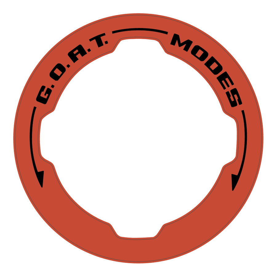 Printed Series GOAT Mode Dial Ring Overlay V2 - 2021+ Bronco