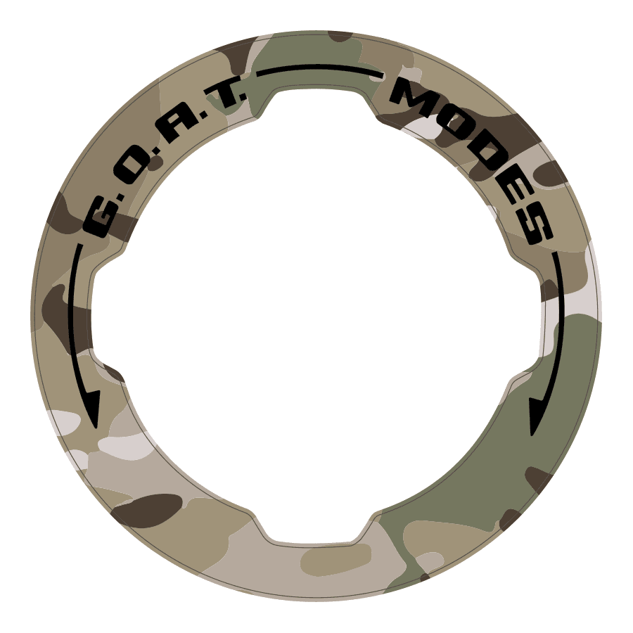 Printed Series GOAT Mode Dial Ring Overlay V2 - 2021+ Bronco
