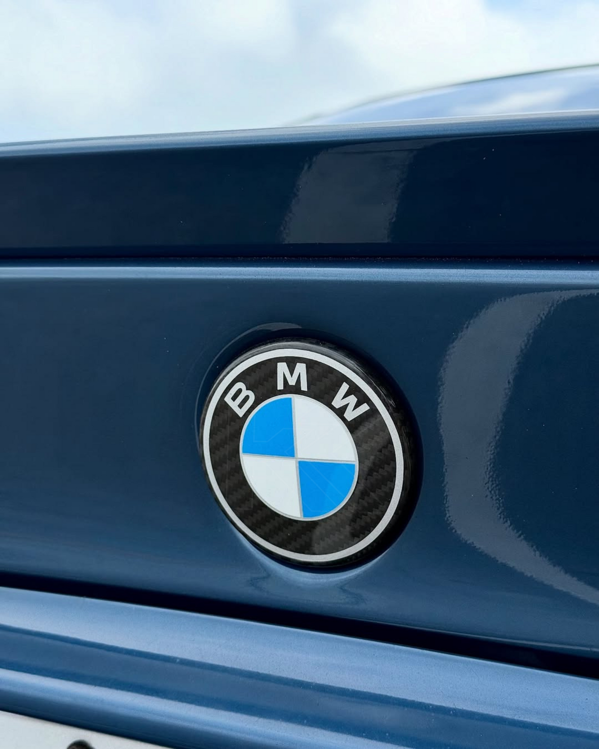 BMW Roundel Emblem Covers - Full Carbon Fiber