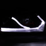 Spec-D Projector Headlights Honda Civic Coupe (06-11) DRL LED - Black or Chrome