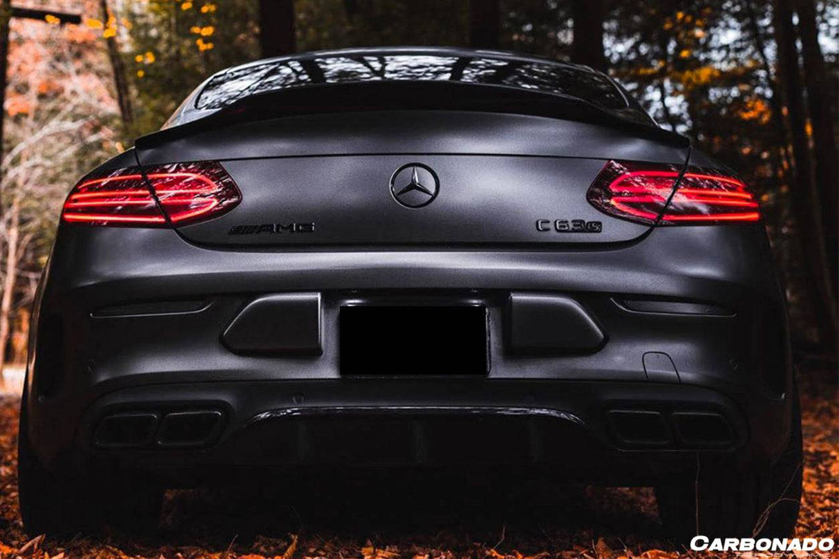2015-2021 Mercedes Benz W205 C63 C-Class Coupe PS Style Trunk Spoiler