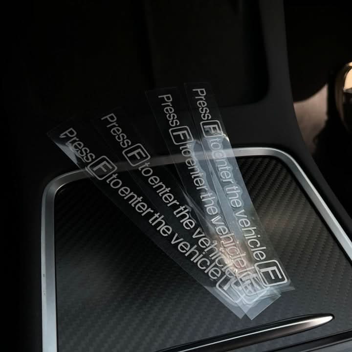 Reflective Safety Stickers (5-Pack) | Night Visibility | Waterproof PVC | Universal