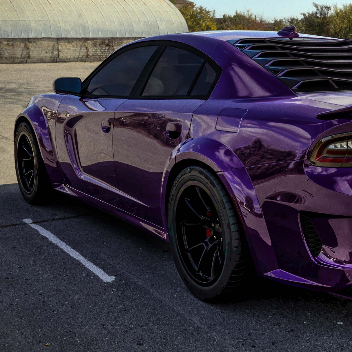 Redeye Demon Style Widebody Matte Black Wheel - Vicrez