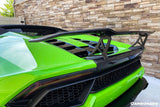 2015-2025 Lamborghini Huracan LP610  LP580  Evo  Tecnica VRS Style Carbon Fiber Trunk Spoiler with Base