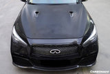 2014-2017 Infiniti Q50 Sedan EAU ROUGE Style Hood