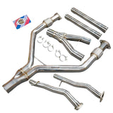 2.5" to 3" Y-Pipe Kit Stainless Steel for 2017-2022 Infiniti Q60 CV37 V6 3.0L Twin Turbo