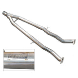 2.5" to 3" Y-Pipe Kit Stainless Steel for 2016-2023 Infiniti Q50 V37 V6 3.0L Twin Turbo
