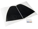 SEC10 Quarter Window Blackout; Matte Black (94-98 Mustang)