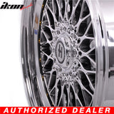 19x9.5 Hayame Wheel Rim Full Platinum & Gold Rivets 5x114.3 5x100 x4