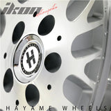 18x8.5in Hayame Wheels Silver Machine Lip & Chrome Rivets 5x100 x4