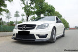 2012-2014 Mercedes Benz W204 C63 AMG RZ Style Carbon Fiber Front Lip