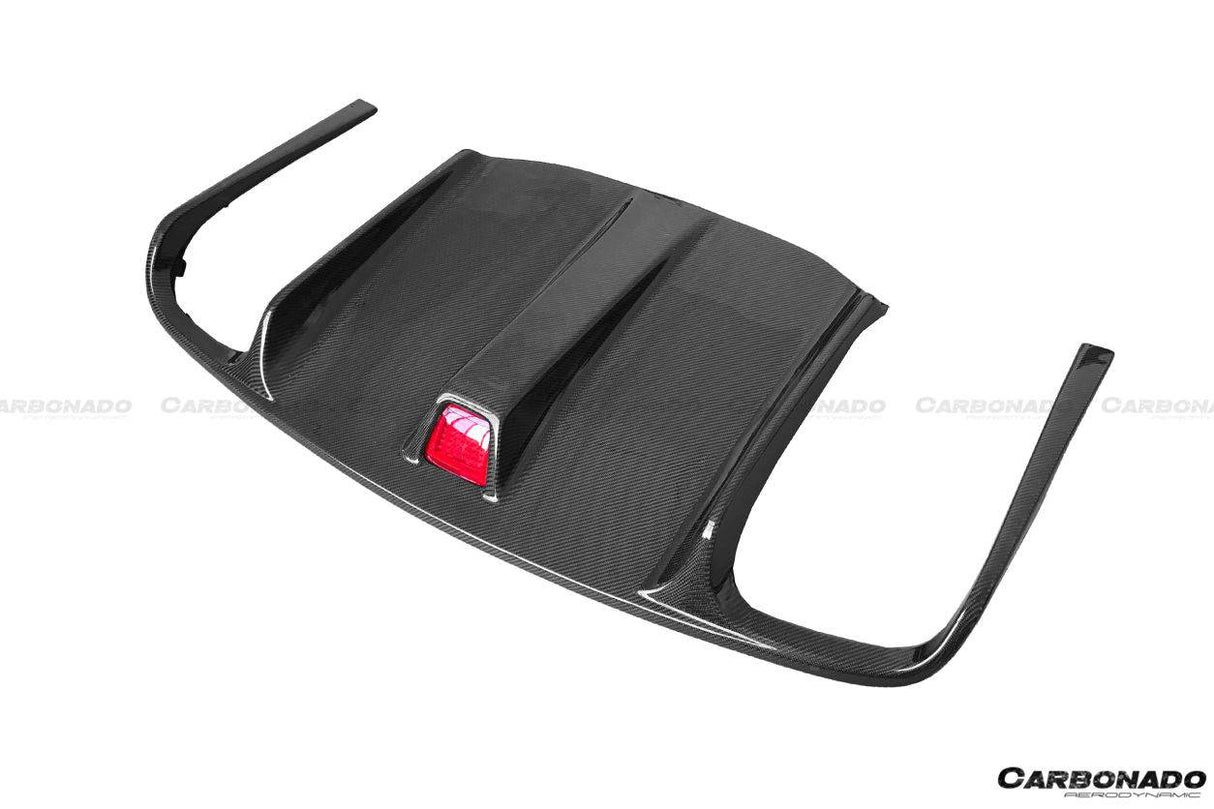 2010-2013 Mercedes Benz E Class Sport W207 Coupe PA Style Carbon Fiber Rear Lip
