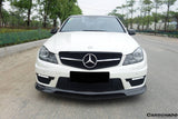 2012-2014 Mercedes Benz W204 C63 AMG RZ Style Carbon Fiber Front Lip