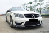 2012-2014 Mercedes Benz W204 C63 AMG RZ Style Carbon Fiber Front Lip