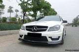 2012-2014 Mercedes Benz W204 C63 AMG RZ Style Carbon Fiber Front Lip